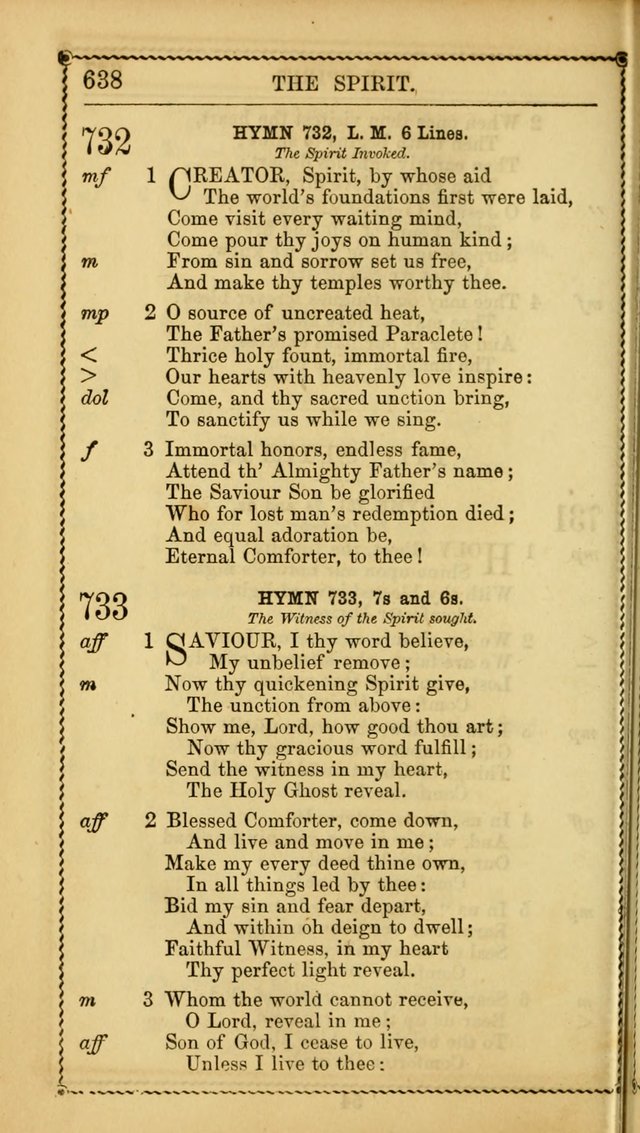 Church Psalmist: or, psalms and hymns, for the public, social and private use of Evangelical Christians. With Supplement. (53rd ed.) page 637