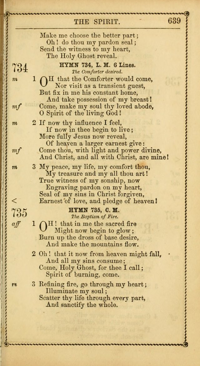 Church Psalmist: or, psalms and hymns, for the public, social and private use of Evangelical Christians. With Supplement. (53rd ed.) page 638