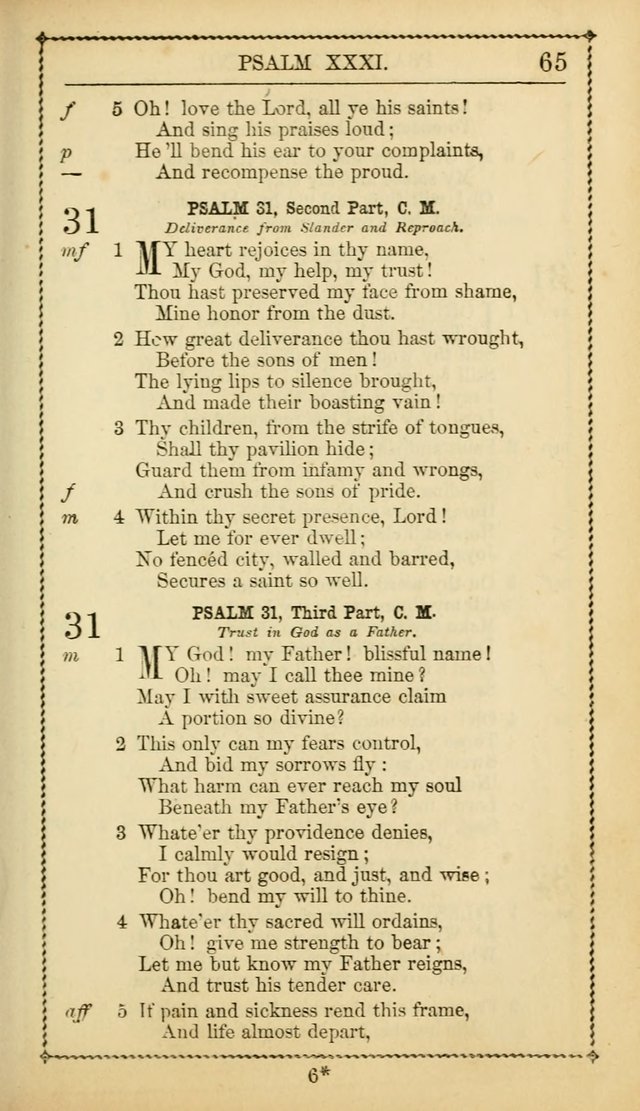 Church Psalmist: or, psalms and hymns, for the public, social and private use of Evangelical Christians. With Supplement. (53rd ed.) page 64