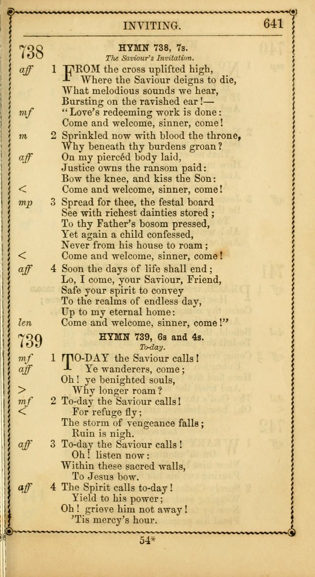 Church Psalmist: or, psalms and hymns, for the public, social and private use of Evangelical Christians. With Supplement. (53rd ed.) page 640