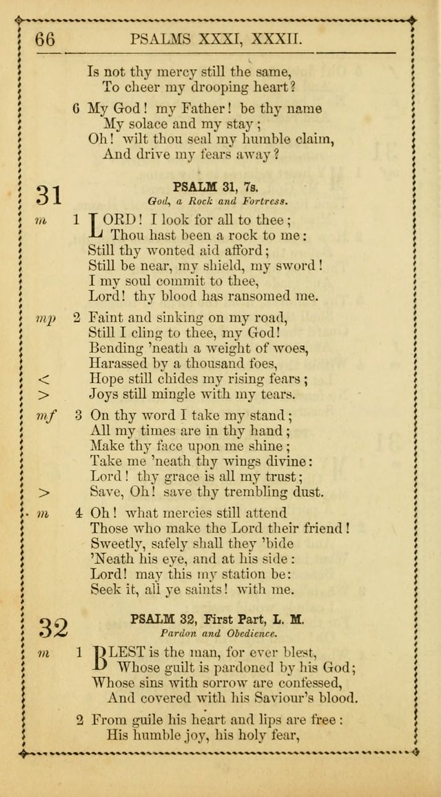 Church Psalmist: or, psalms and hymns, for the public, social and private use of Evangelical Christians. With Supplement. (53rd ed.) page 65