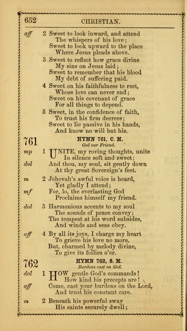 Church Psalmist: or, psalms and hymns, for the public, social and private use of Evangelical Christians. With Supplement. (53rd ed.) page 651