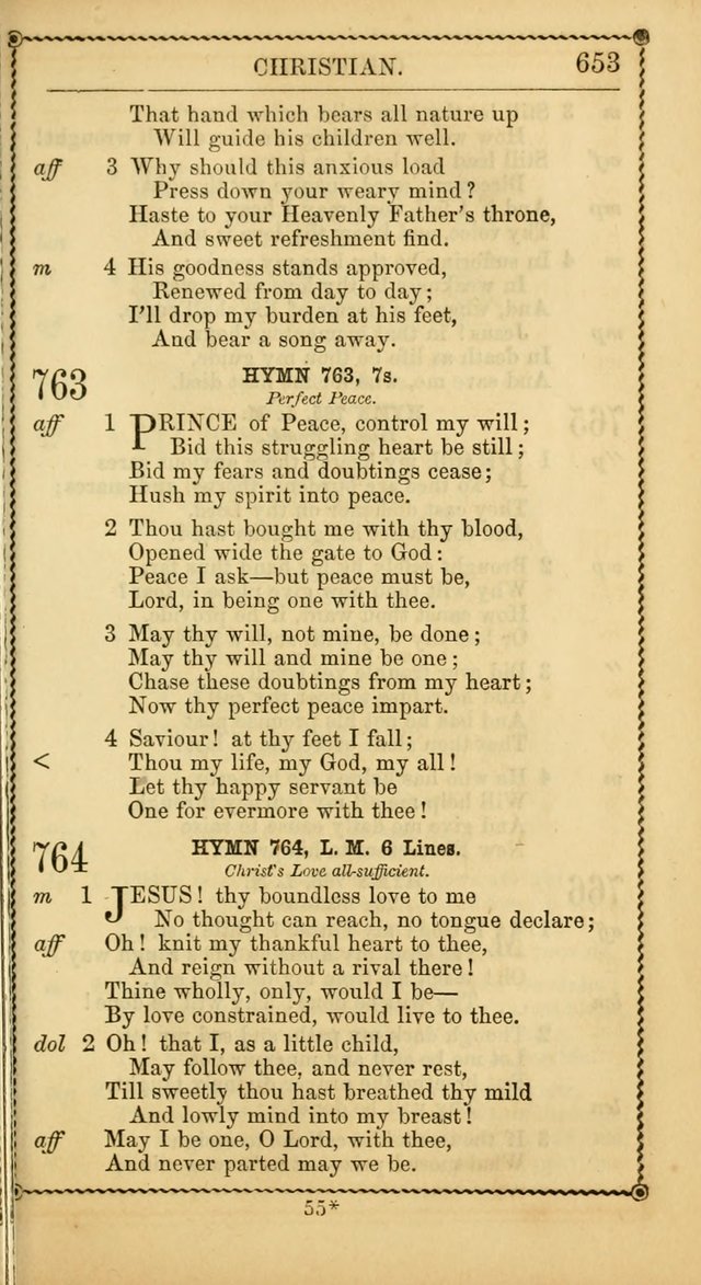 Church Psalmist: or, psalms and hymns, for the public, social and private use of Evangelical Christians. With Supplement. (53rd ed.) page 652