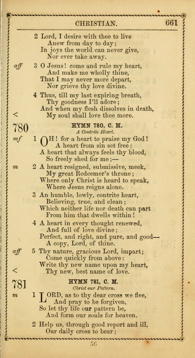 Church Psalmist: or, psalms and hymns, for the public, social and private use of Evangelical Christians. With Supplement. (53rd ed.) page 660