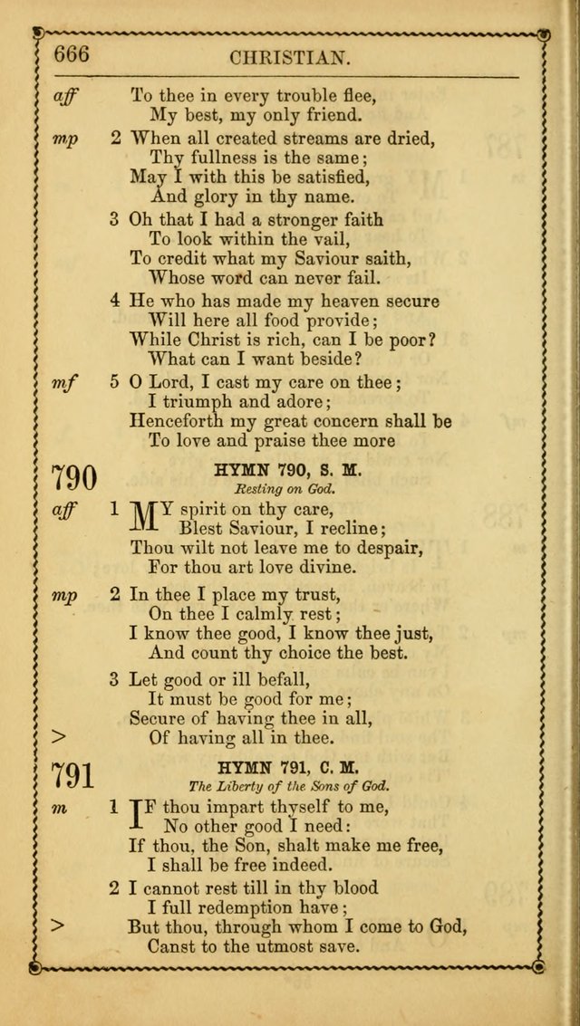 Church Psalmist: or, psalms and hymns, for the public, social and private use of Evangelical Christians. With Supplement. (53rd ed.) page 665