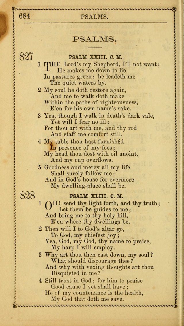 Church Psalmist: or, psalms and hymns, for the public, social and private use of Evangelical Christians. With Supplement. (53rd ed.) page 683