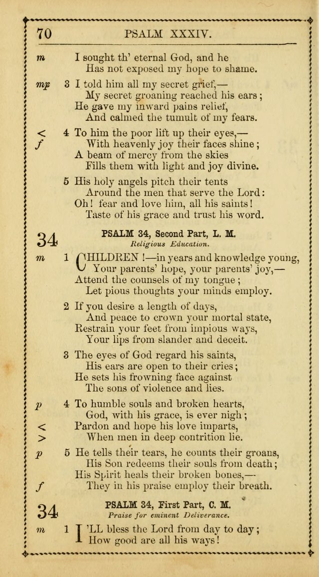 Church Psalmist: or, psalms and hymns, for the public, social and private use of Evangelical Christians. With Supplement. (53rd ed.) page 69