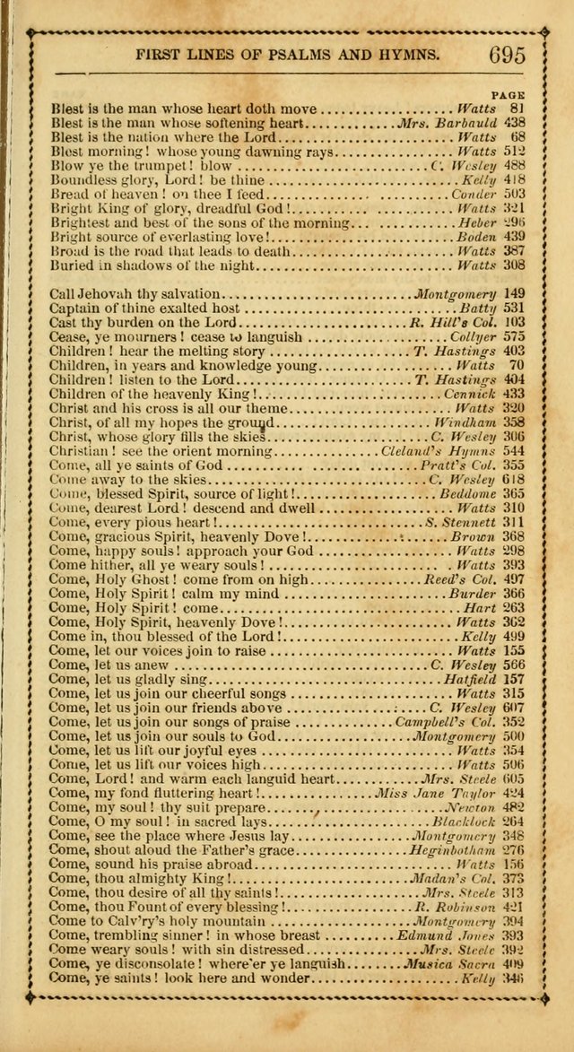 Church Psalmist: or, psalms and hymns, for the public, social and private use of Evangelical Christians. With Supplement. (53rd ed.) page 694