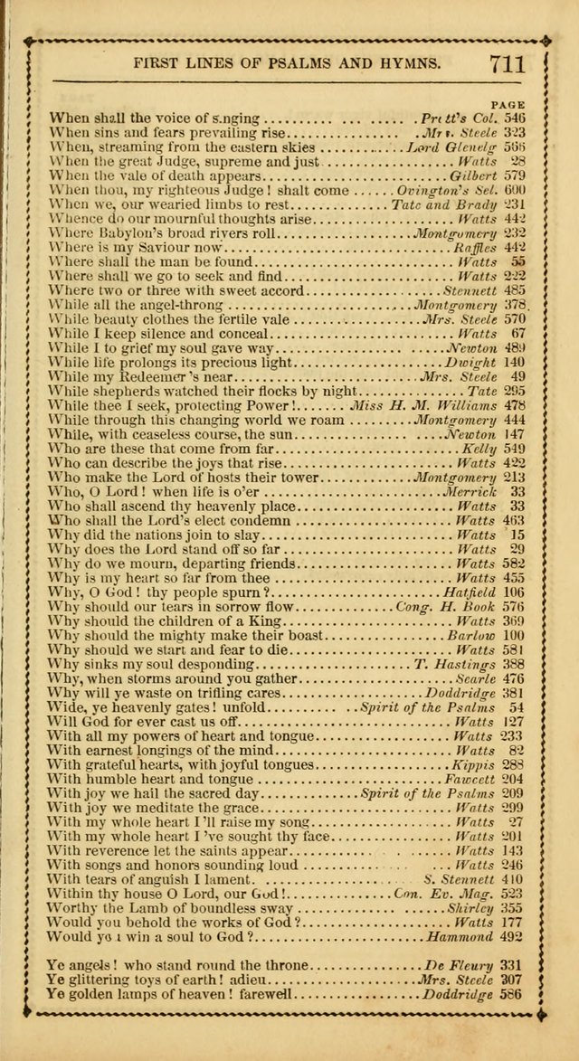 Church Psalmist: or, psalms and hymns, for the public, social and private use of Evangelical Christians. With Supplement. (53rd ed.) page 710