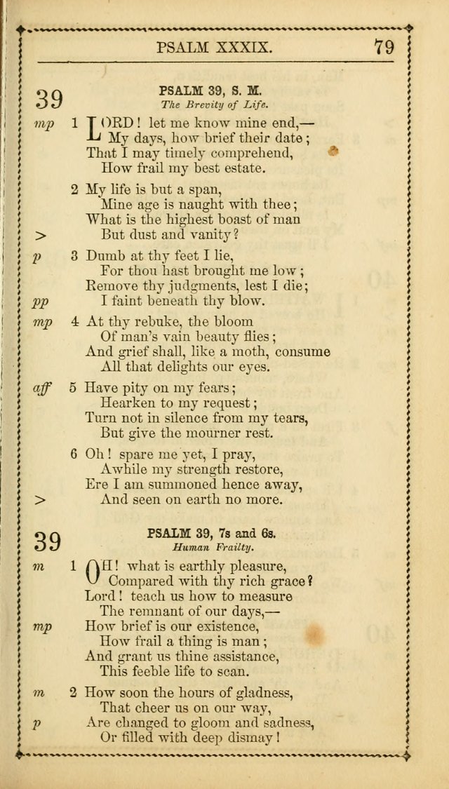 Church Psalmist: or, psalms and hymns, for the public, social and private use of Evangelical Christians. With Supplement. (53rd ed.) page 78