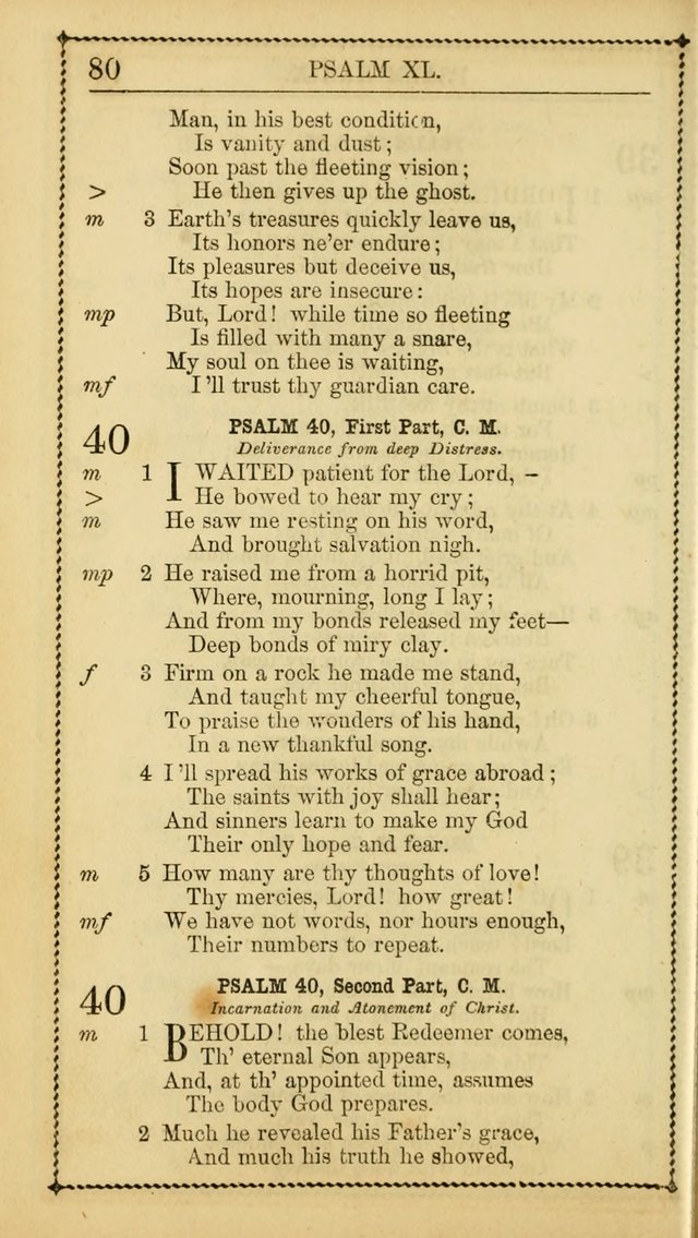 Church Psalmist: or, psalms and hymns, for the public, social and private use of Evangelical Christians. With Supplement. (53rd ed.) page 79