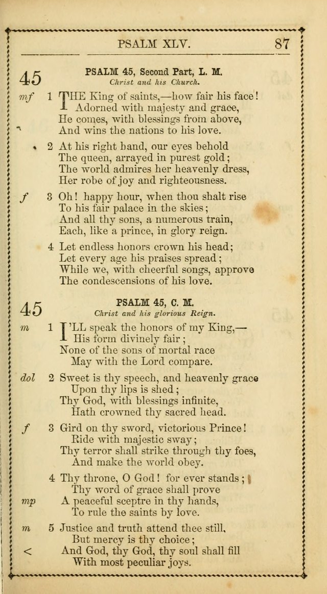 Church Psalmist: or, psalms and hymns, for the public, social and private use of Evangelical Christians. With Supplement. (53rd ed.) page 86