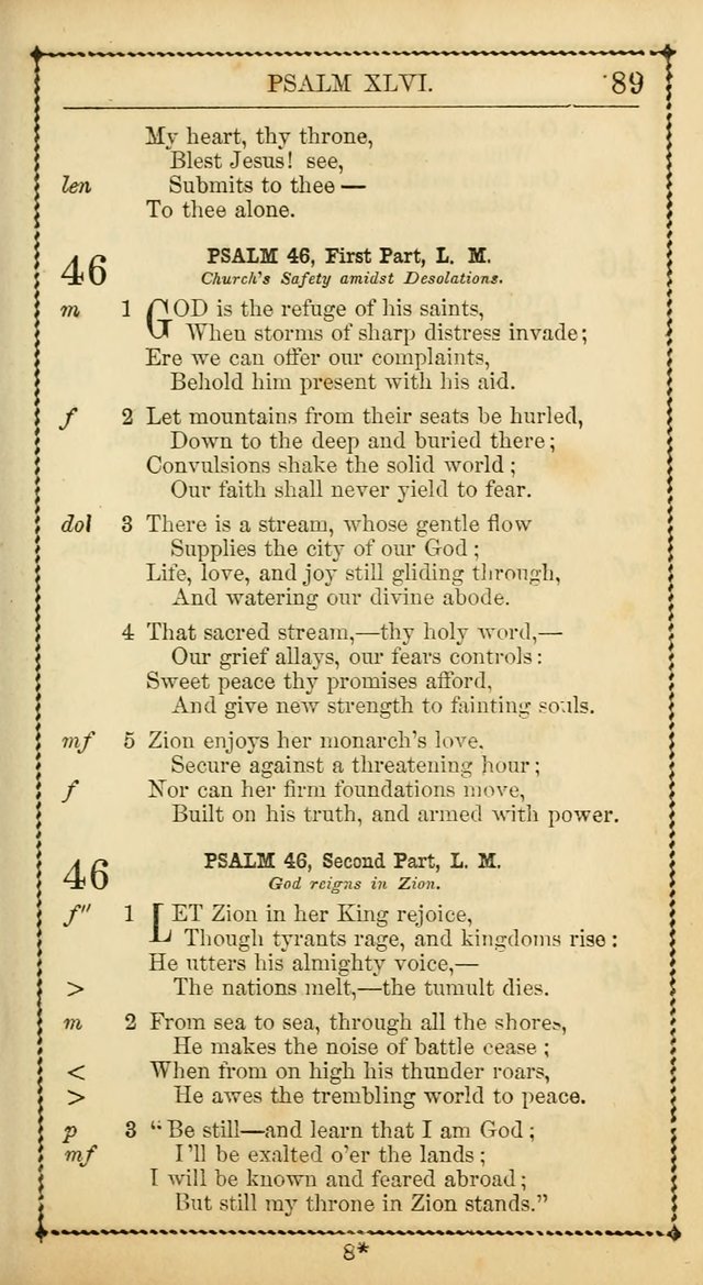 Church Psalmist: or, psalms and hymns, for the public, social and private use of Evangelical Christians. With Supplement. (53rd ed.) page 88