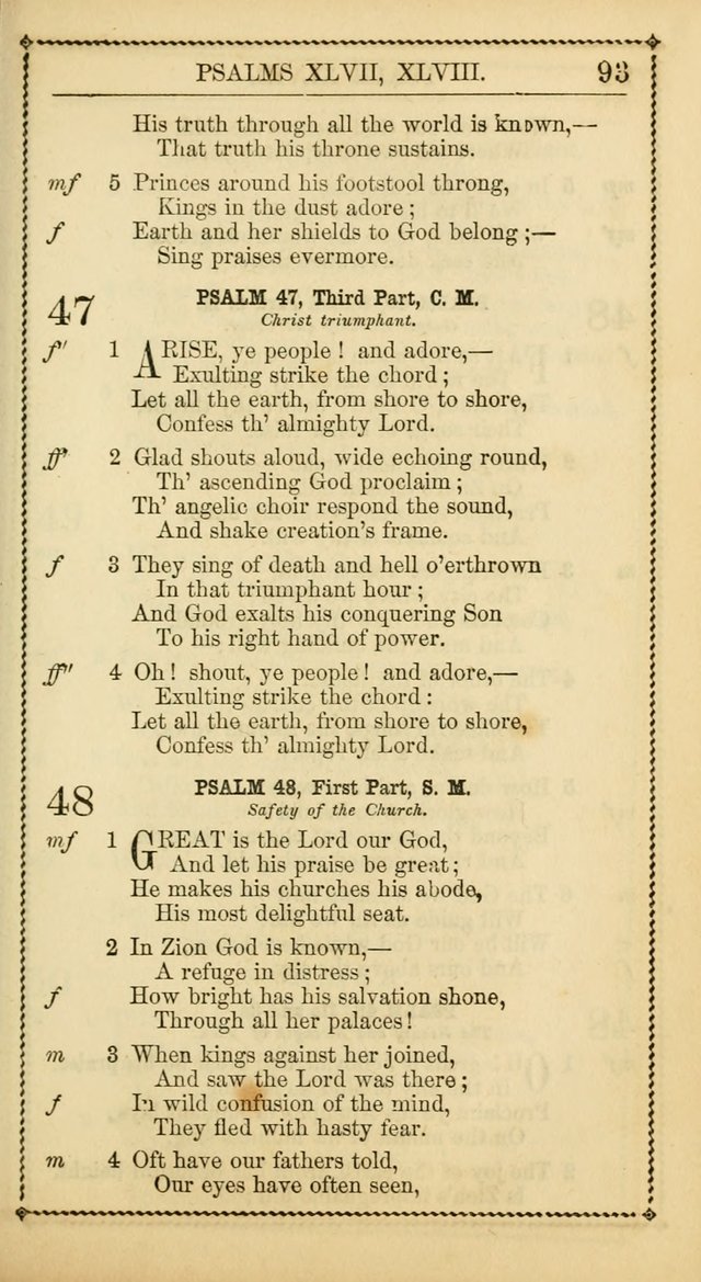 Church Psalmist: or, psalms and hymns, for the public, social and private use of Evangelical Christians. With Supplement. (53rd ed.) page 92