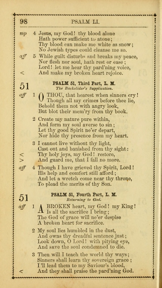 Church Psalmist: or Psalms and Hymns Designed for the Public, Social, and  Private Use of Evangelical Christians ... with Supplement.  53rd ed. page 101