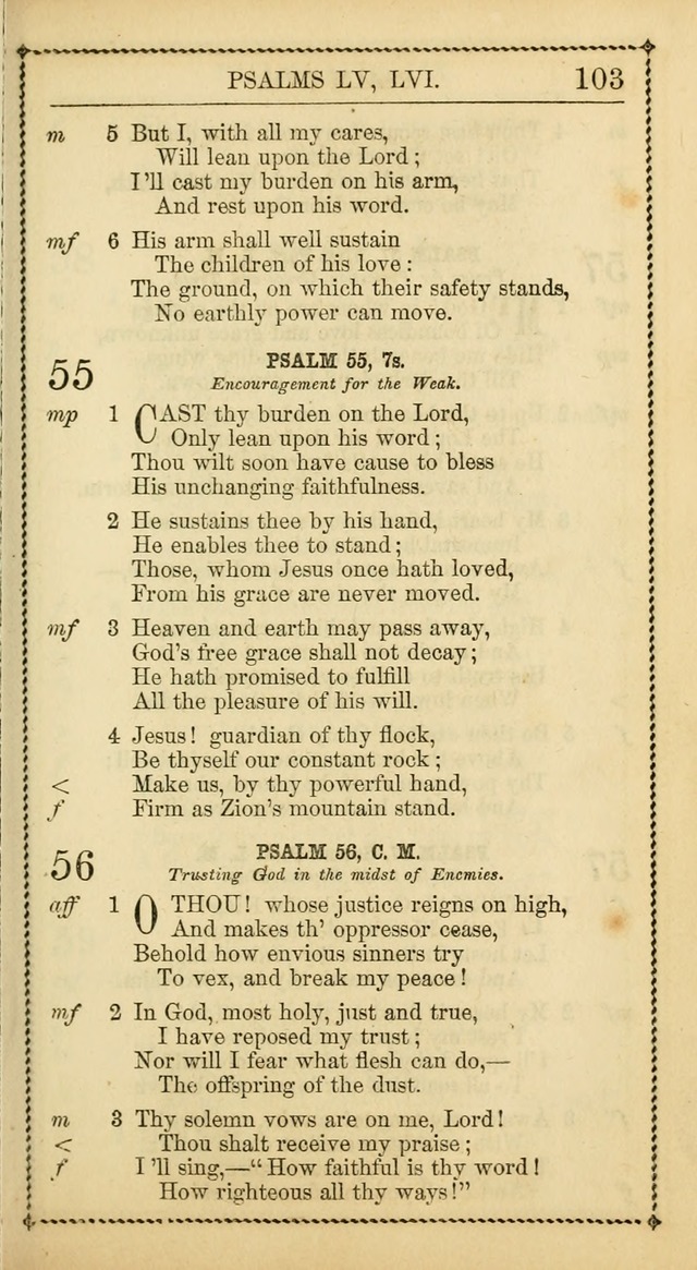 Church Psalmist: or Psalms and Hymns Designed for the Public, Social, and  Private Use of Evangelical Christians ... with Supplement.  53rd ed. page 106