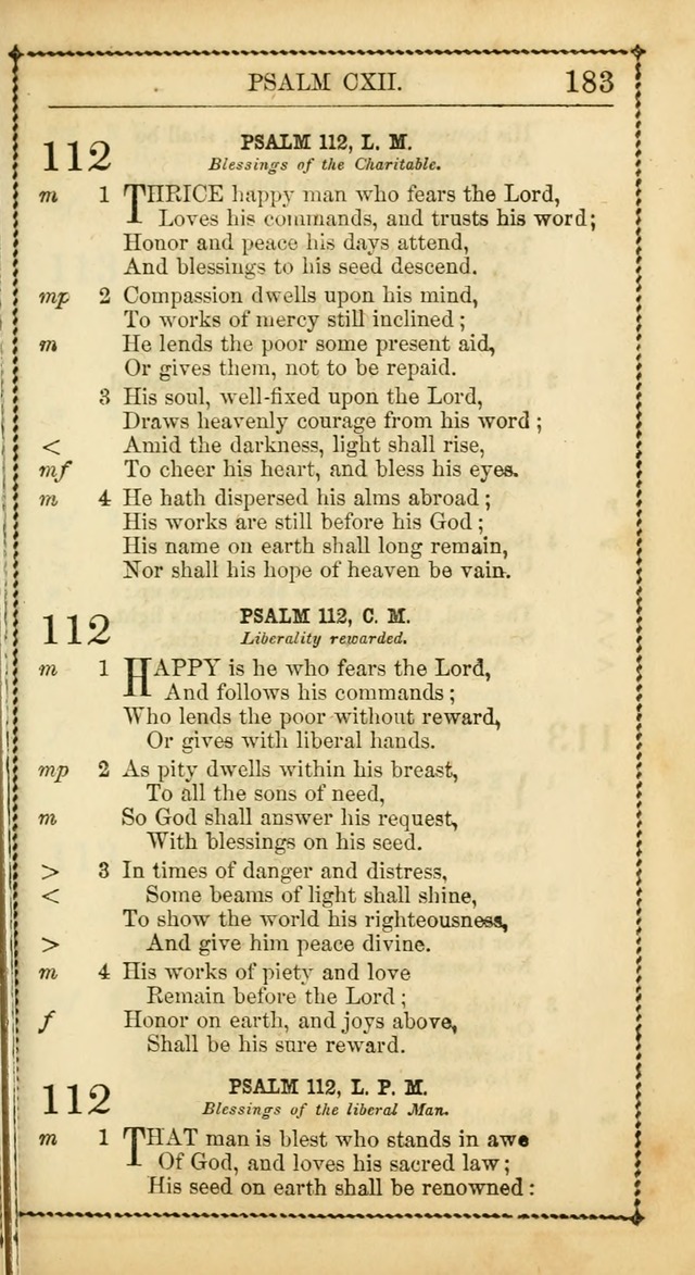 Church Psalmist: or Psalms and Hymns Designed for the Public, Social, and  Private Use of Evangelical Christians ... with Supplement.  53rd ed. page 186