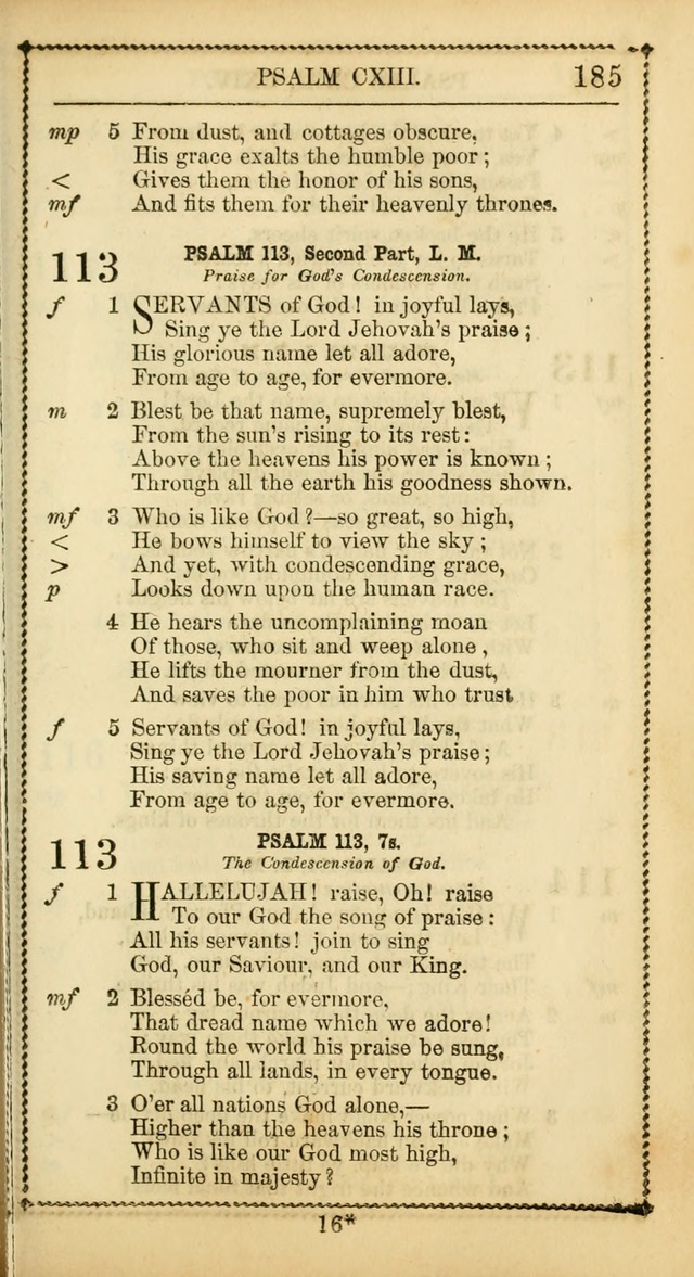 Church Psalmist: or Psalms and Hymns Designed for the Public, Social, and  Private Use of Evangelical Christians ... with Supplement.  53rd ed. page 188