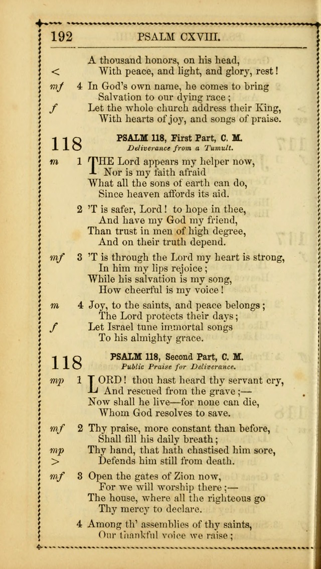 Church Psalmist: or Psalms and Hymns Designed for the Public, Social, and  Private Use of Evangelical Christians ... with Supplement.  53rd ed. page 195