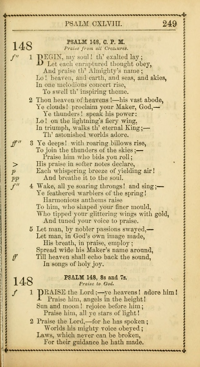 Church Psalmist: or Psalms and Hymns Designed for the Public, Social, and  Private Use of Evangelical Christians ... with Supplement.  53rd ed. page 252