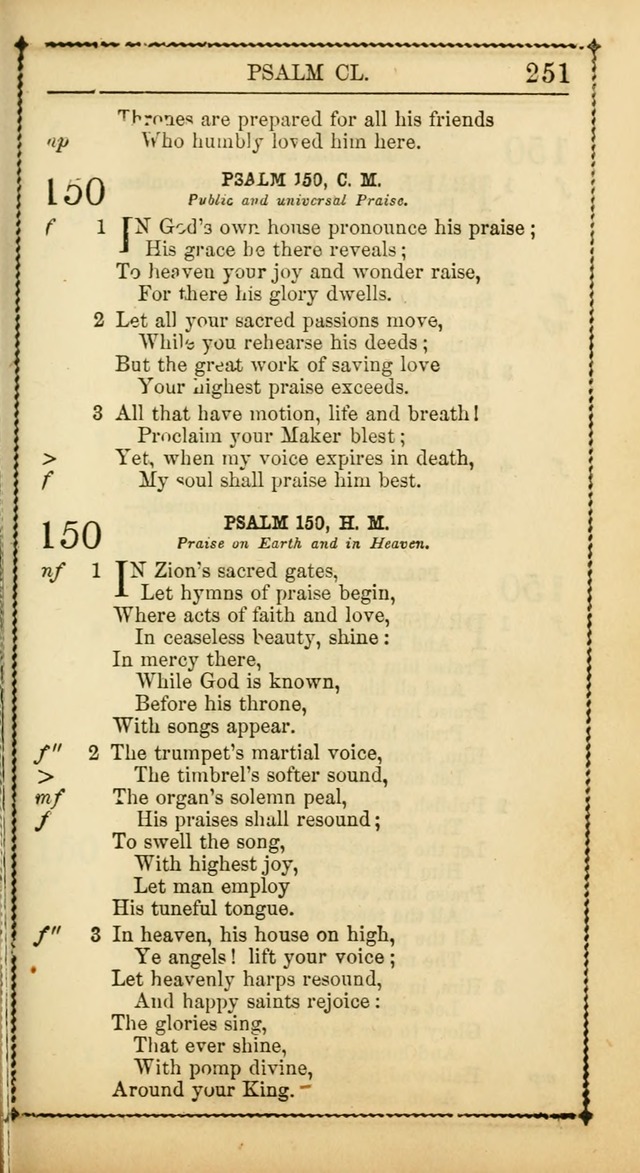 Church Psalmist: or Psalms and Hymns Designed for the Public, Social, and  Private Use of Evangelical Christians ... with Supplement.  53rd ed. page 254