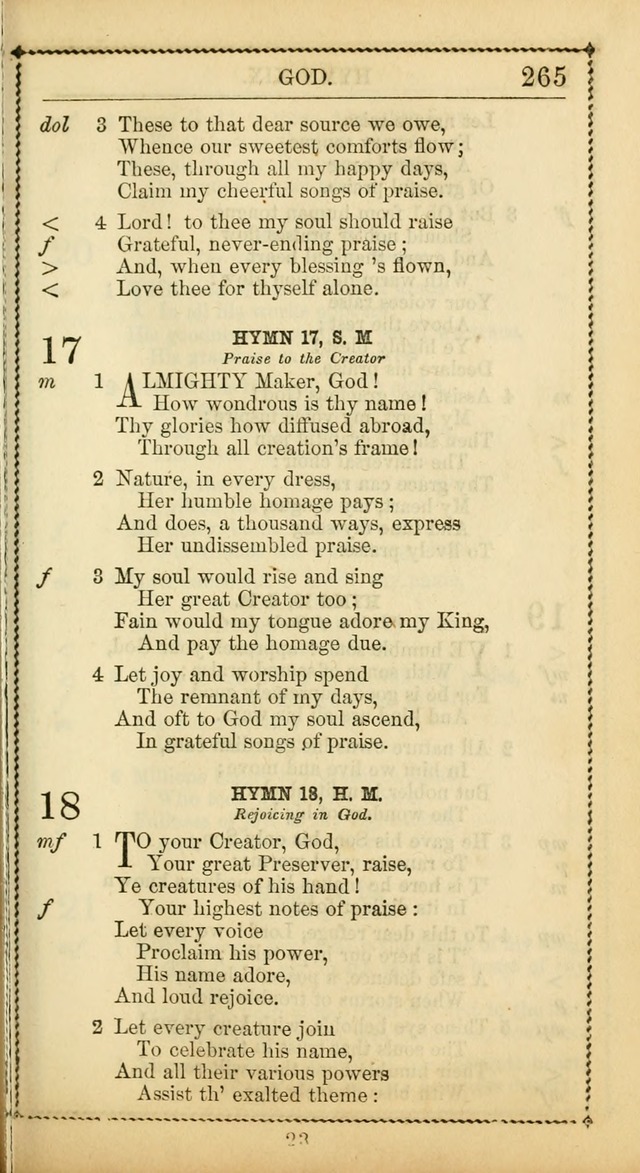 Church Psalmist: or Psalms and Hymns Designed for the Public, Social, and  Private Use of Evangelical Christians ... with Supplement.  53rd ed. page 268