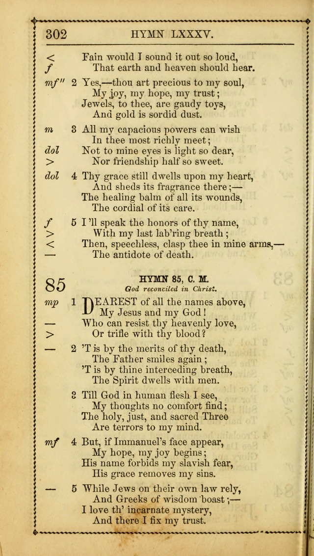 Church Psalmist: or Psalms and Hymns Designed for the Public, Social, and  Private Use of Evangelical Christians ... with Supplement.  53rd ed. page 305