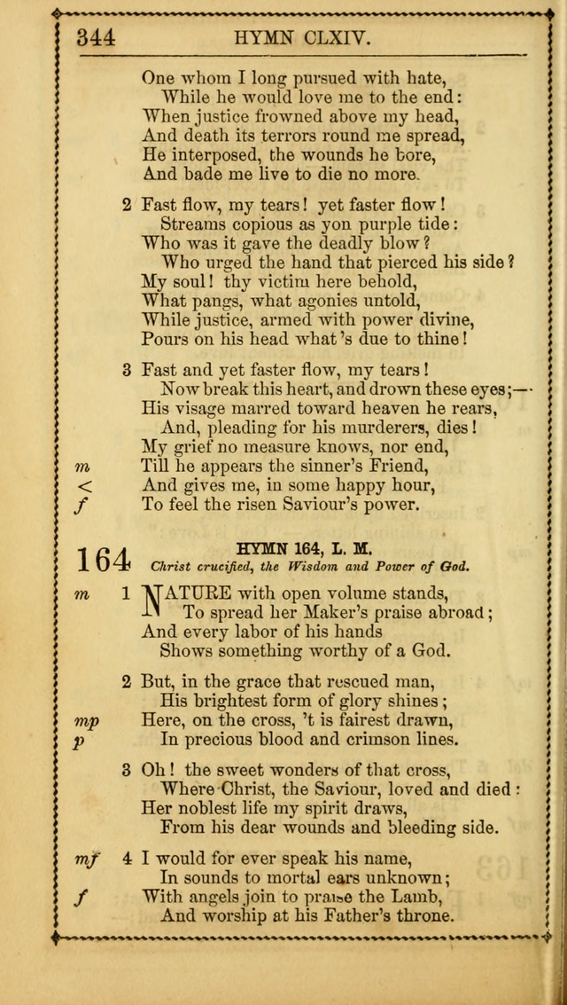 Church Psalmist: or Psalms and Hymns Designed for the Public, Social, and  Private Use of Evangelical Christians ... with Supplement.  53rd ed. page 347