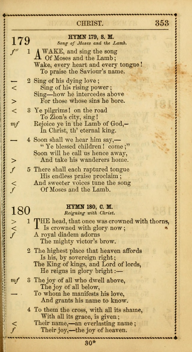 Church Psalmist: or Psalms and Hymns Designed for the Public, Social, and  Private Use of Evangelical Christians ... with Supplement.  53rd ed. page 356