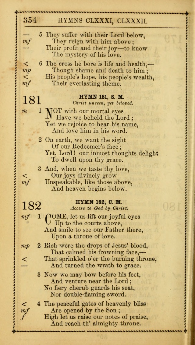 Church Psalmist: or Psalms and Hymns Designed for the Public, Social, and  Private Use of Evangelical Christians ... with Supplement.  53rd ed. page 357