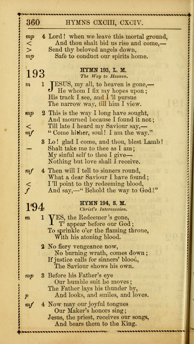 Church Psalmist: or Psalms and Hymns Designed for the Public, Social, and  Private Use of Evangelical Christians ... with Supplement.  53rd ed. page 363