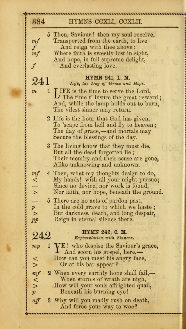 Church Psalmist: or Psalms and Hymns Designed for the Public, Social, and  Private Use of Evangelical Christians ... with Supplement.  53rd ed. page 387