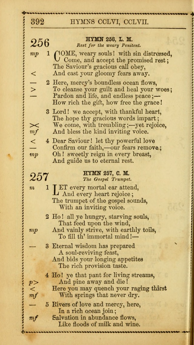 Church Psalmist: or Psalms and Hymns Designed for the Public, Social, and  Private Use of Evangelical Christians ... with Supplement.  53rd ed. page 395