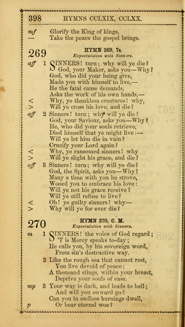 Church Psalmist: or Psalms and Hymns Designed for the Public, Social, and  Private Use of Evangelical Christians ... with Supplement.  53rd ed. page 401