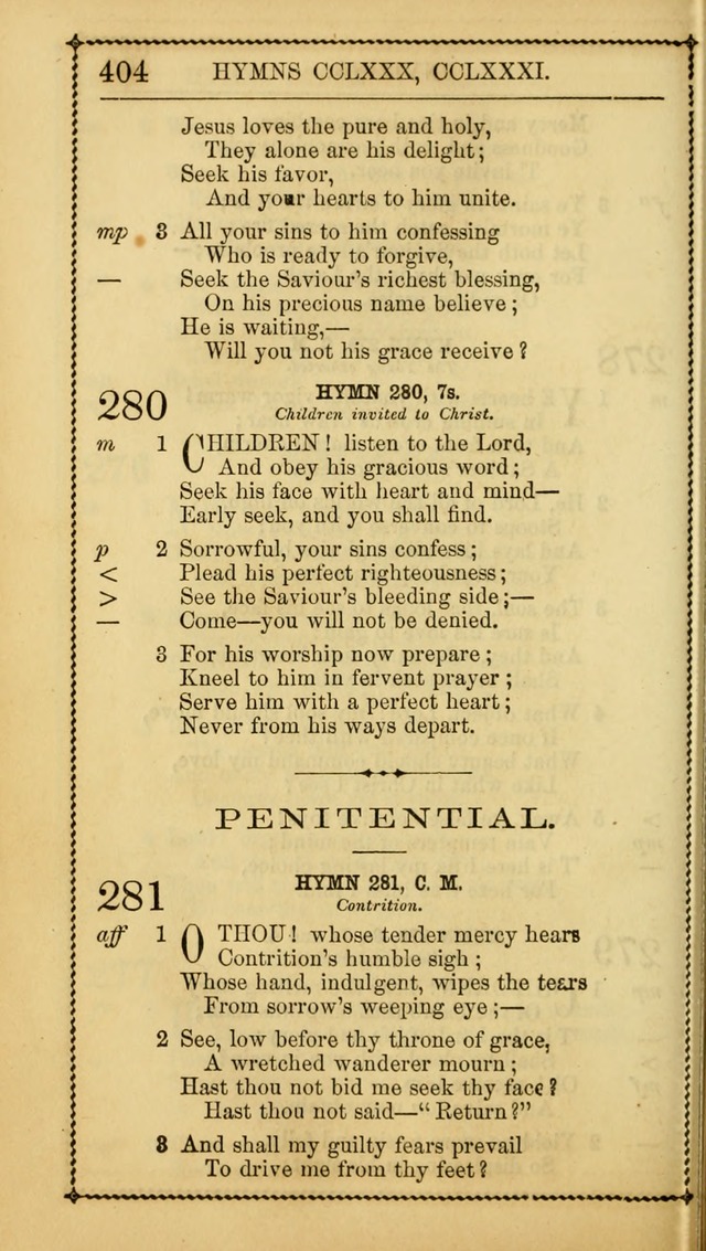 Church Psalmist: or Psalms and Hymns Designed for the Public, Social, and  Private Use of Evangelical Christians ... with Supplement.  53rd ed. page 407