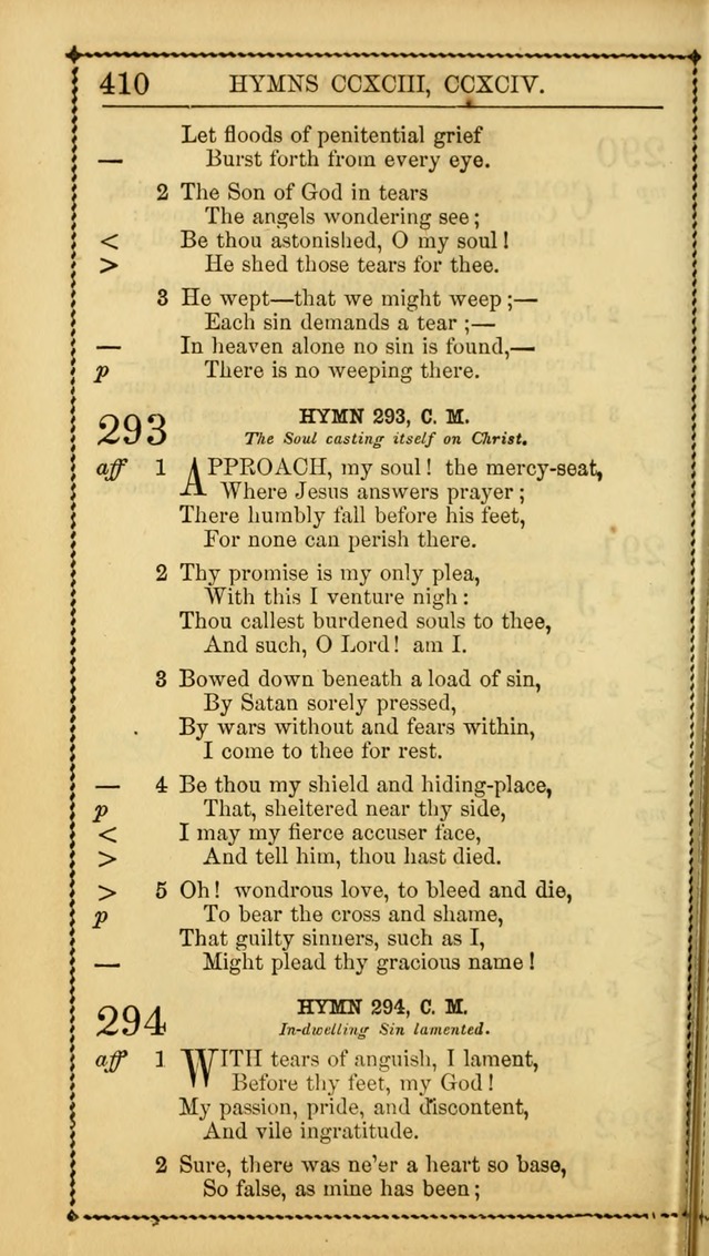 Church Psalmist: or Psalms and Hymns Designed for the Public, Social, and  Private Use of Evangelical Christians ... with Supplement.  53rd ed. page 413