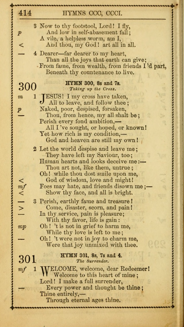 Church Psalmist: or Psalms and Hymns Designed for the Public, Social, and  Private Use of Evangelical Christians ... with Supplement.  53rd ed. page 417