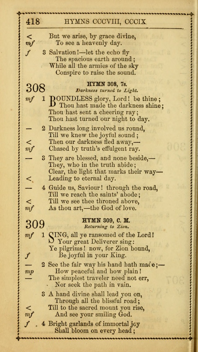 Church Psalmist: or Psalms and Hymns Designed for the Public, Social, and  Private Use of Evangelical Christians ... with Supplement.  53rd ed. page 421