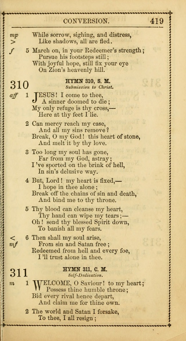 Church Psalmist: or Psalms and Hymns Designed for the Public, Social, and  Private Use of Evangelical Christians ... with Supplement.  53rd ed. page 422