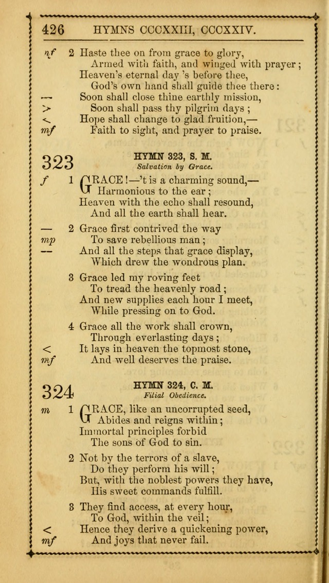 Church Psalmist: or Psalms and Hymns Designed for the Public, Social, and  Private Use of Evangelical Christians ... with Supplement.  53rd ed. page 429