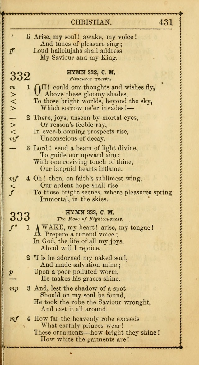 Church Psalmist: or Psalms and Hymns Designed for the Public, Social, and  Private Use of Evangelical Christians ... with Supplement.  53rd ed. page 434