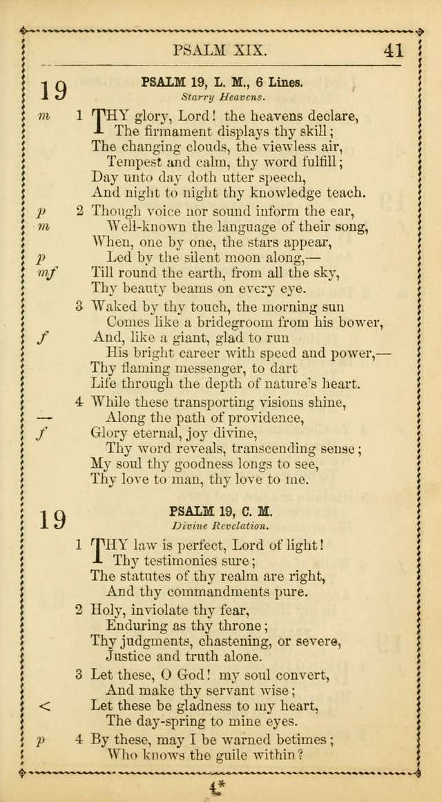 Church Psalmist: or Psalms and Hymns Designed for the Public, Social, and  Private Use of Evangelical Christians ... with Supplement.  53rd ed. page 44