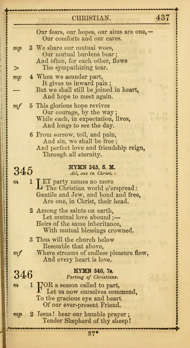 Church Psalmist: or Psalms and Hymns Designed for the Public, Social, and  Private Use of Evangelical Christians ... with Supplement.  53rd ed. page 440