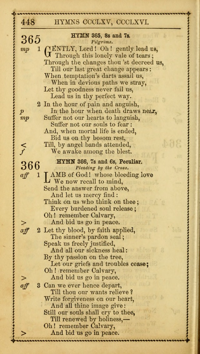 Church Psalmist: or Psalms and Hymns Designed for the Public, Social, and  Private Use of Evangelical Christians ... with Supplement.  53rd ed. page 451