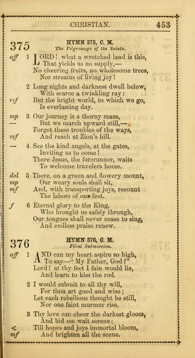 Church Psalmist: or Psalms and Hymns Designed for the Public, Social, and  Private Use of Evangelical Christians ... with Supplement.  53rd ed. page 456