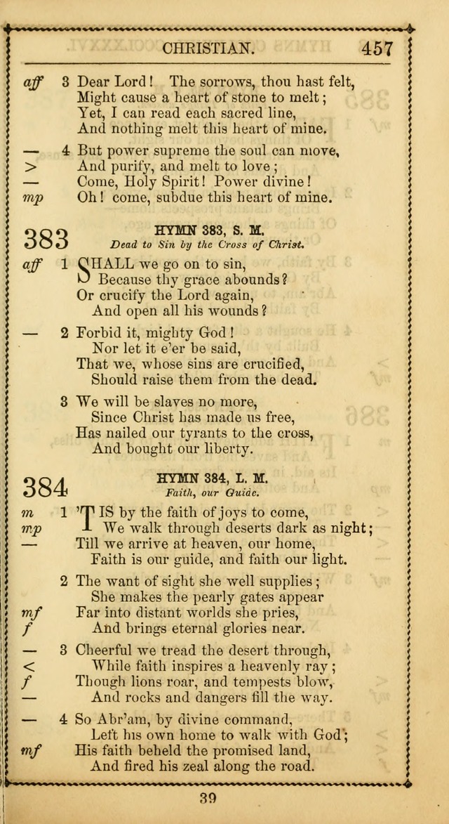 Church Psalmist: or Psalms and Hymns Designed for the Public, Social, and  Private Use of Evangelical Christians ... with Supplement.  53rd ed. page 460