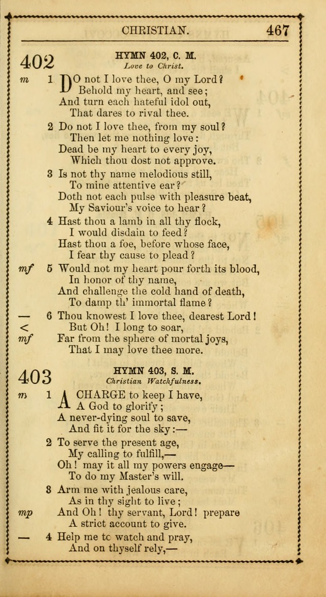 Church Psalmist: or Psalms and Hymns Designed for the Public, Social, and  Private Use of Evangelical Christians ... with Supplement.  53rd ed. page 470