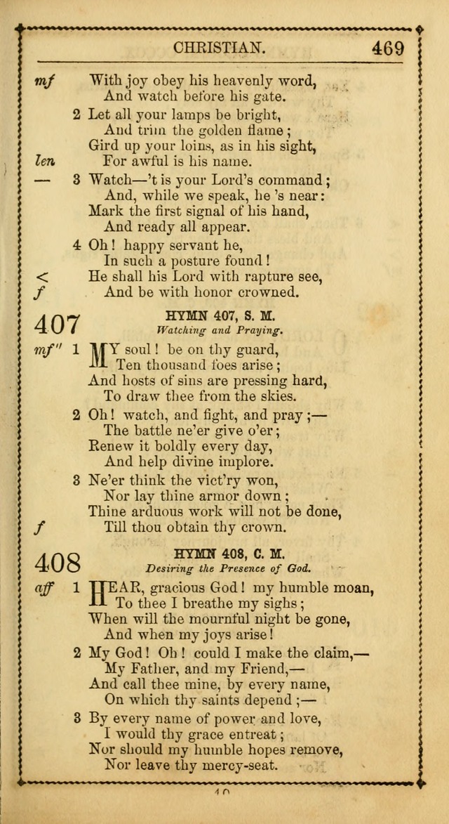 Church Psalmist: or Psalms and Hymns Designed for the Public, Social, and  Private Use of Evangelical Christians ... with Supplement.  53rd ed. page 472