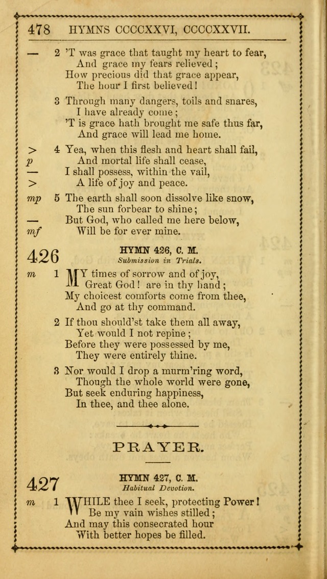 Church Psalmist: or Psalms and Hymns Designed for the Public, Social, and  Private Use of Evangelical Christians ... with Supplement.  53rd ed. page 481