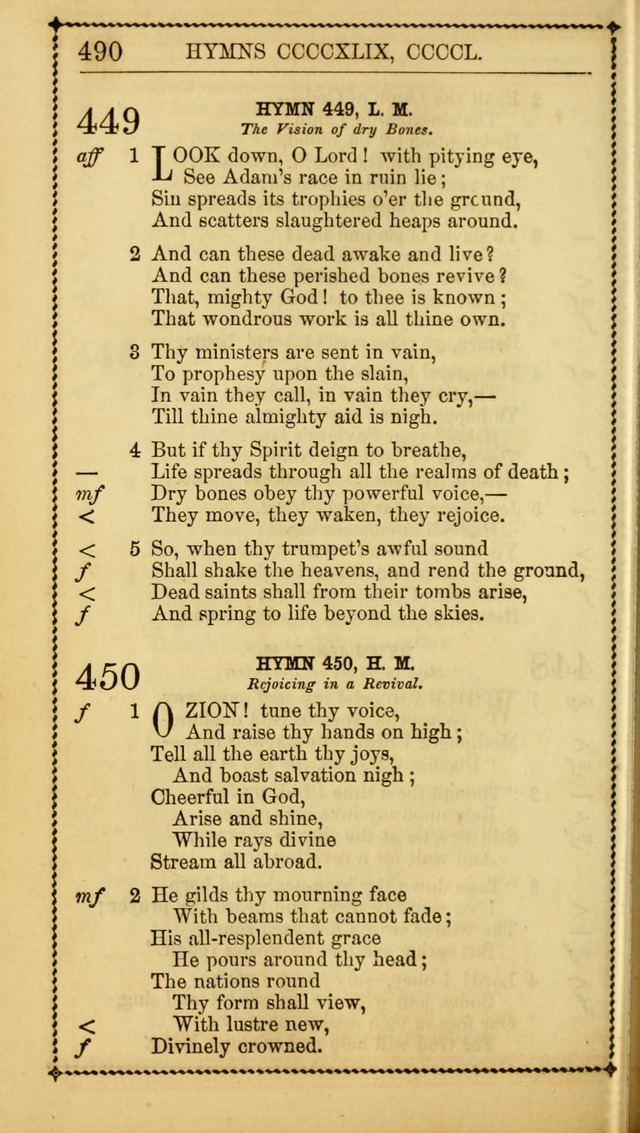 Church Psalmist: or Psalms and Hymns Designed for the Public, Social, and  Private Use of Evangelical Christians ... with Supplement.  53rd ed. page 493